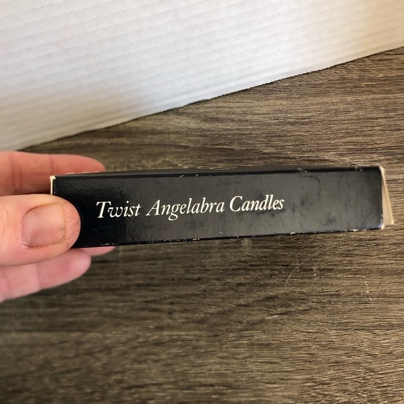 Vtg Small Yellow Twist Candles - Picture 3 of 7